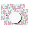 Tropisch - Bladeren - Pastel Placemat vinyl groot 368 -zzsfeer2_Kitchenyeah-website