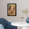 Vrouwen - Portret - Luxe - Goud fotolijst zwart zonder passe partout klein -sfeer4