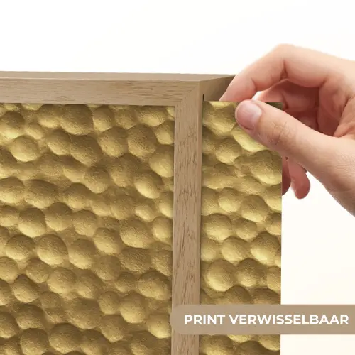 Metaal - Dynamisch - Goud Light Box met batterij (Wandlamp) middel 907 -USP_websiteprintNL