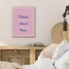 Tekst - Blauw - Keuken - Kader PET vilt klein -sfeer3