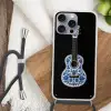 Ukelele - Delfts - Blauw - Muziek Hoesje iPhone 16 Pro Max met koord klein -sfeer4