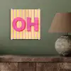 Tekst - Strepen - Roze plexiglas 5mm klein -sfeer3