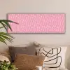 Geel - Bliksem - Roze canvas 2cm klein 828 -sfeer1