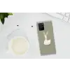 Eend - Konijnoren - Grijs Telefoonhoesje Samsung Galaxy S10 Lite klein -oordopS10Lite