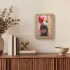 Graffiti - Panda - Ballon - Street art - Dier Light Box met kabel (Tafellamp) klein -sfeer2
