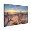 Zonsondergang Achter de Duinen Tuinposter op houten frame 2 cm dik klein -3d