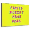 Quote - Minimalistisch - Kleurrijk Textielframe - compleet frame klein -3d