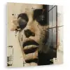Vrouw - Gezicht - Abstract - Kunst plexiglas 5mm klein -zzzproduct_nieuw