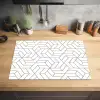 Design - Geometrie - Patroon Inductie beschermer vinyl 3mm klein 276 -sfeer5