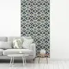 Tegel - Patroon - Blauw - Beige fotobehang vinyl groot 64 -woonkamer
