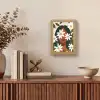 Illustratie - Vrouw - Madeliefjes - Wit Light Box met kabel (Tafellamp) klein -sfeer2