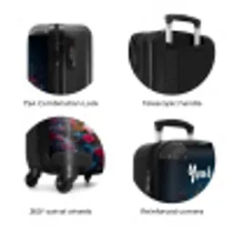 Eduard edelhert NBS - Handbagage koffer - Kinderen Unisex middel zzzzzzzbolletjes_ENG