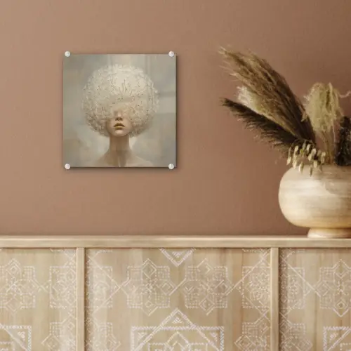 Dromerig - Beige - Paardenbloemzaadjes plexiglas 5mm klein -sfeer5