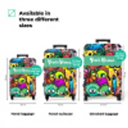 Kleurrijke Monsterparade NBS - Handbagage koffer - Kinderen Unisex middel zzzzzzVergelijking_3EN