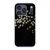 Gipskruid - Bloemetjes - Wit - Minimalistisch Telefoonhoesje iPhone 17 Pro klein -3d