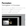 Kersen - Zwart - Goud - Chrome Muismat XXL klein -sfeer5