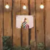 Vrouw - Zon - Kleurrijk tuinposter los doek klein -sfeer1