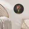 Exotisch - Boeket - Vaas - Goud Akoestische PET Vilt - Rond klein -sfeer4