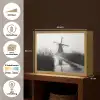 Molen - Weerspiegeling - Landschap - Water Light Box met batterij (Wandlamp) middel -USP_websiteoverzichtNL