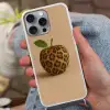 Appel - Panter - Blaadje - Groen Hoesje iPhone 16 Pro Max met koord klein -sfeer3