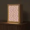Gerbera - Bloemen - Roze Light Box met kabel (Tafellamp) klein 925 -z3d_website