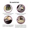 Cherish every moment - Cocktailglas - Geel Inductie beschermer vinyl 3mm klein -zzzzzzz-cc-werking