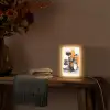 Drumstel - Oranje - Zwart - Aquarelverf Light Box met kabel (Tafellamp) klein -sfeer4