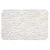 Schubben - Wit - Elegant WCmat klein 1009 -3d