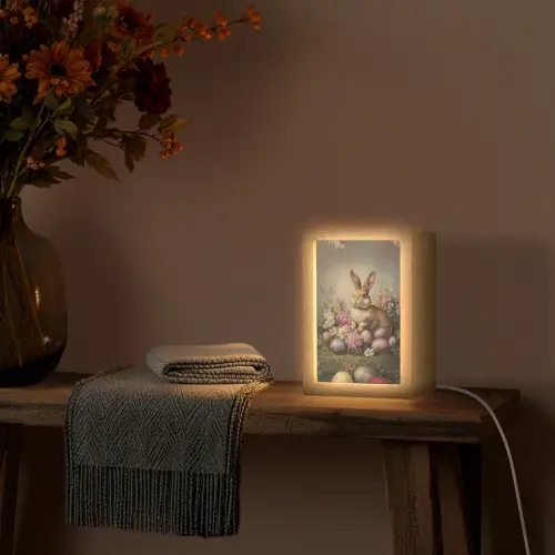Haas - Stilleven - Bloemen Light Box met kabel (Tafellamp) klein -sfeer4