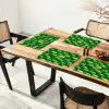 Limoenen - Druppels - Groen Placemat vinyl groot 368 -zzsfeer4_Kitchenyeah-website