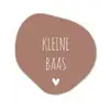 Spreuken - Quotes - Kleine baas Wandcirkel Organisch Forex 3mm klein -3d