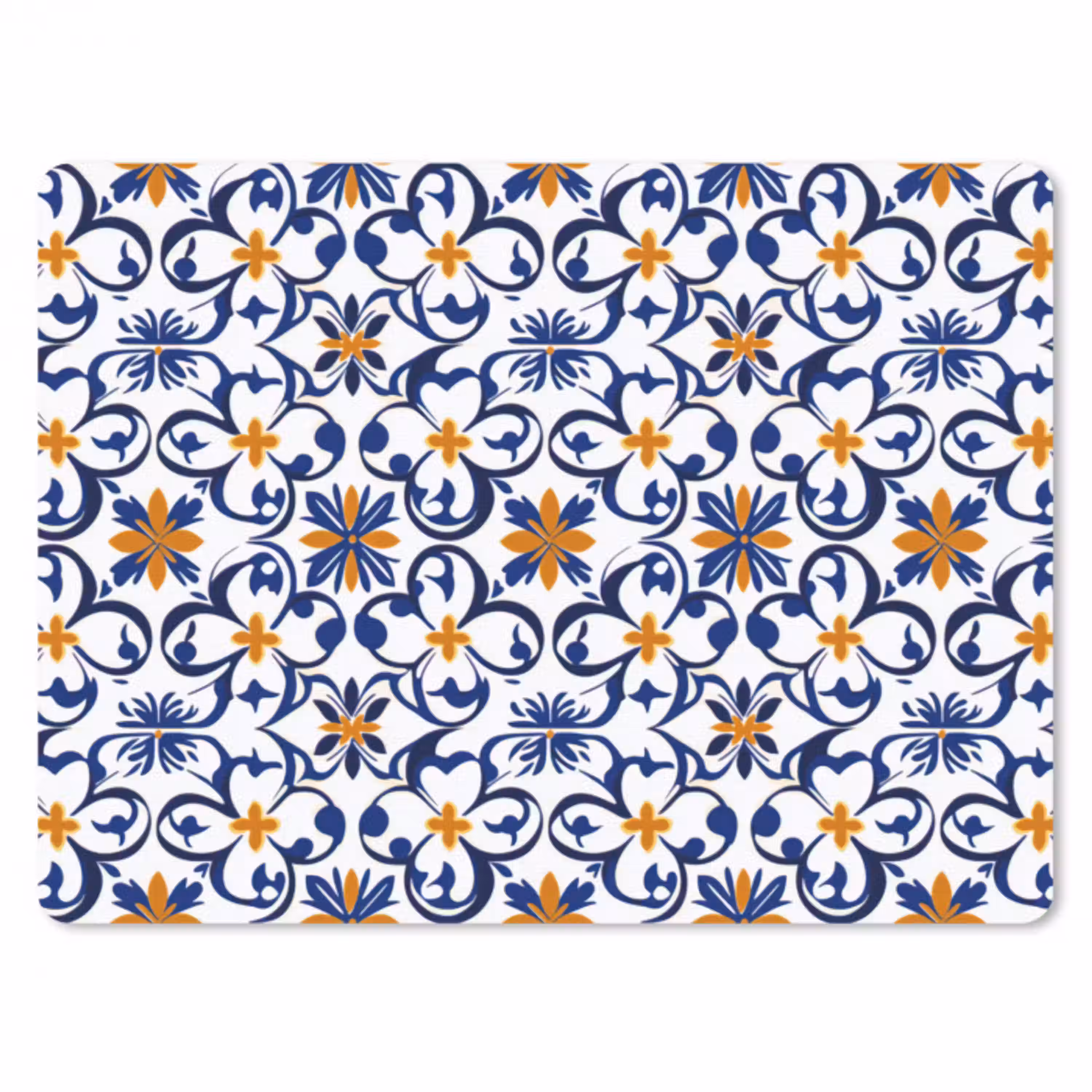 Patroon - Modern - Kleurrijk muismat rubber klein 262 -3d