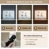 Waterverf - Planeten - Sterren - Raket Light Box met batterij (Wandlamp kind) middel -USP_lichtkleurNL