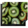 Kiwi - Fruit - Groen Inductie beschermer vinyl 3mm middel -3d