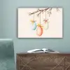 Paastak - Strikje - Eieren canvas 2cm klein -sfeer4