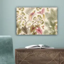 Vogels - Tropisch - Botanisch - Roze canvas 2cm klein -sfeer4