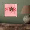 Star girl - Roze - Panter - Ster plexiglas 5mm klein -sfeer3