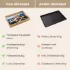Dorp - Heuvelachtig - Zon - Mozaïek Dienblad Rechthoek middel -USP_VergelijkingNL