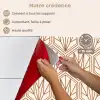 Geometrisch - Patroon - Beige keuken achterwand spatscherm klein 900 -spatscherm_FR