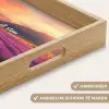 Lavendelveld - Quote - Zonsondergang Dienblad Rechthoek middel -USP_HandgreepNL