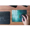 Bootje - Water - Blauw muismat rubber klein -toetsenbord