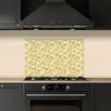 Frans - Citroen - Bloesem  - Wit - Geel keuken achterwand spatscherm klein 900 -sfeer1