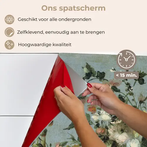 Bloemen - Oude Meesters - Olieverf keuken achterwand spatscherm klein -spatscherm_NL