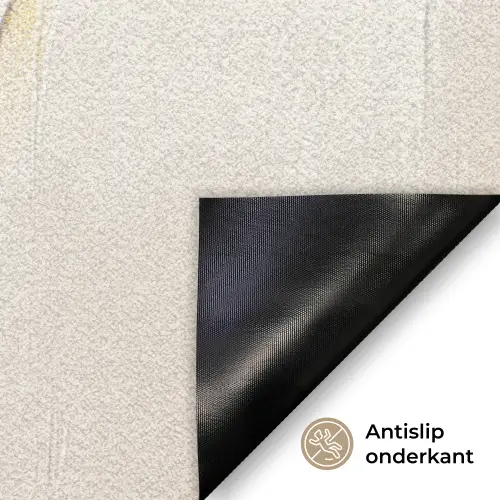 Modern - Kerst - Abstract - Goud Deurmat klein -antislip_NL