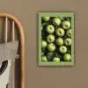 Appels - Groen - bladeren canvas 2cm klein -sfeer3