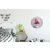 Macarons - Schaal - Pastel - Kleurrijk Wandcirkel aluminium klein -kinderkamer