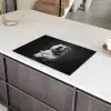 Buldog - Hond - Glas Inductie beschermer vinyl 3mm klein -sfeer8