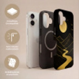 Rivier - Goud - Maan - Vogels Toughcase MagSafe Apple iPhone 17 klein -USP_Lagen_DE
