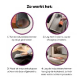 Heuvellandschap - Grafisch - Terracotta Inductie beschermer vinyl 3mm middel -zzzzzzz-cc-werking