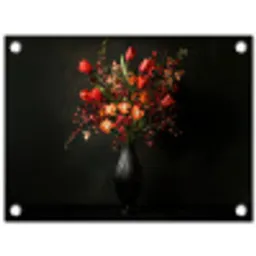 Bloemen - Takken - Boeket tuinposter los doek klein -3d